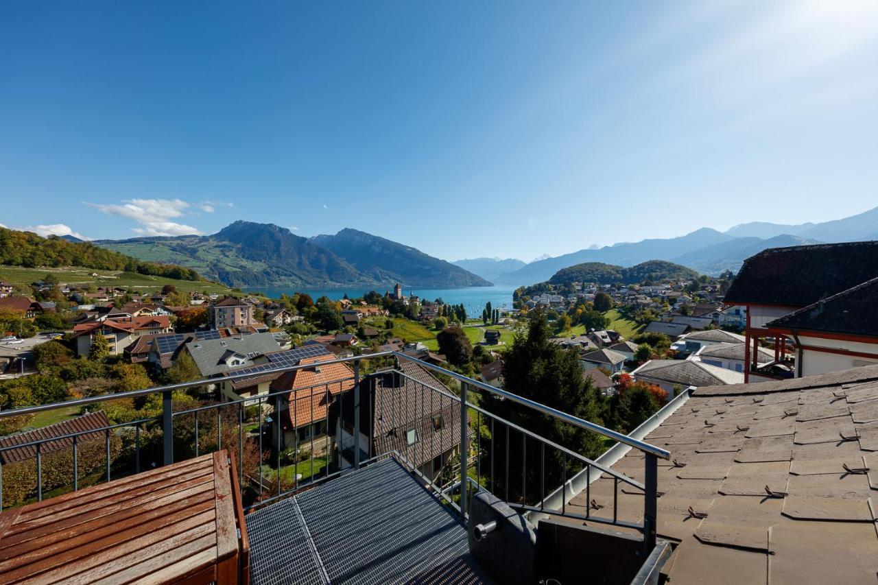 Berg & Berg Apartments - Spiez Self-Check-In Zewnętrze zdjęcie